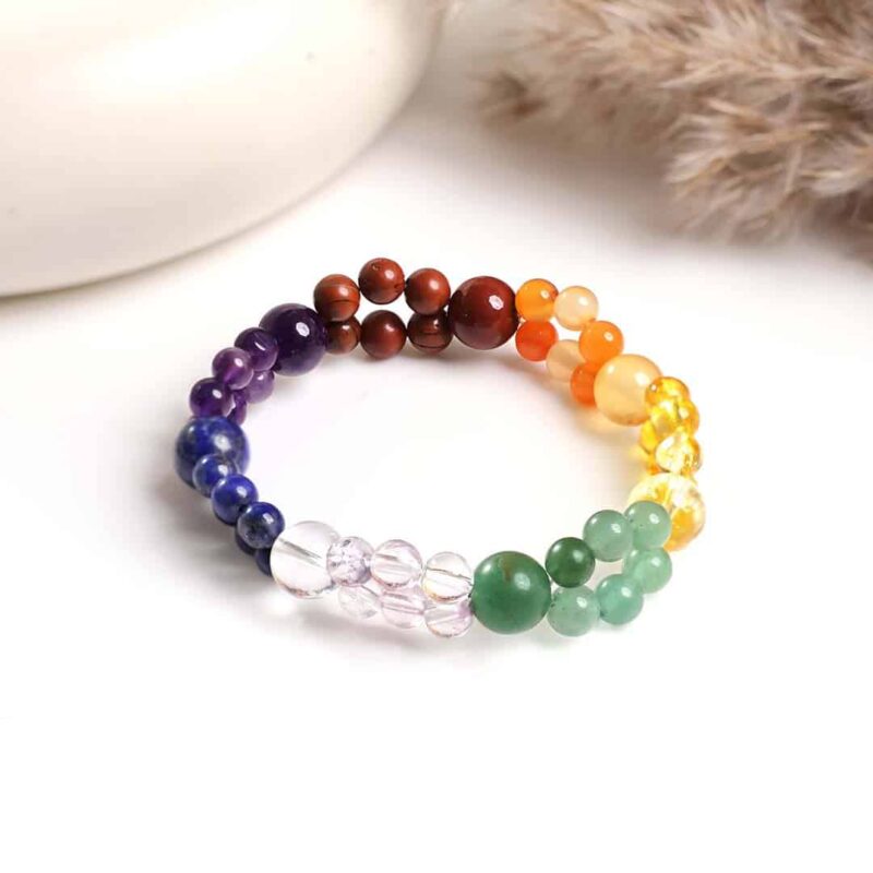 7 Chakra Bracelet 6mm-10mm Double Layer