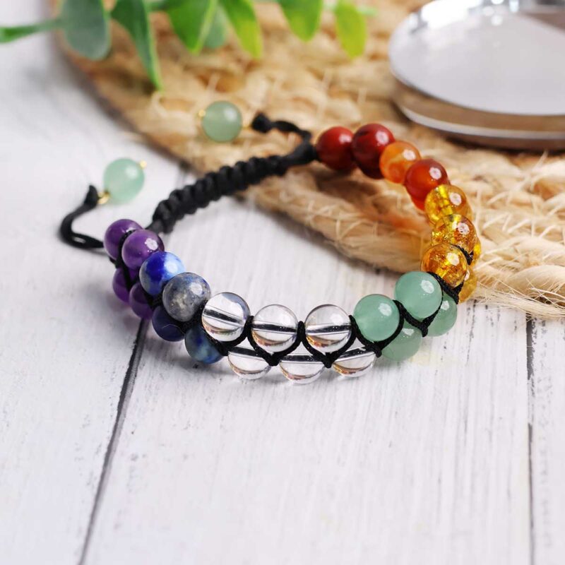 7 Chakra Double Layered Thread Bracelet