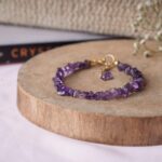 Amethyst Chips Chain Bracelet