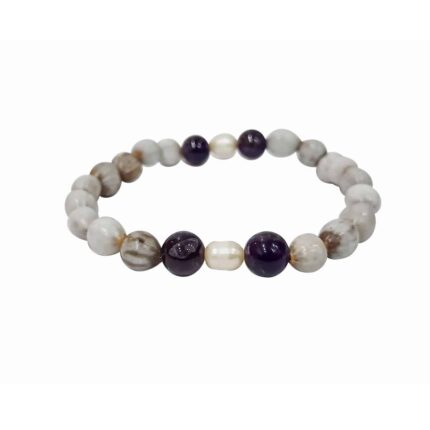 Amethyst Vaijayanti Bracelet 7mm