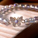Angel Aura Quartz Bracelet Evil Eye (Butterfly) 8MM