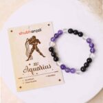 Aquarius (Kumbha) Zodiac Sign Bracelet 8MM