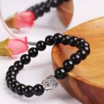 Black Tourmaline Buddha Bracelet