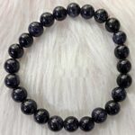 Blue Goldstone Bracelet ( Man-Made )