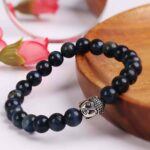 Blue Tiger Eye Buddha Bracelet