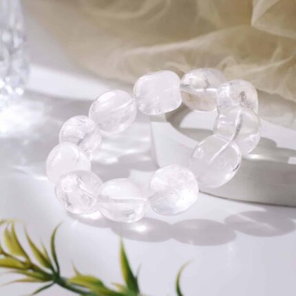 Clear Quartz Tumble Bracelet