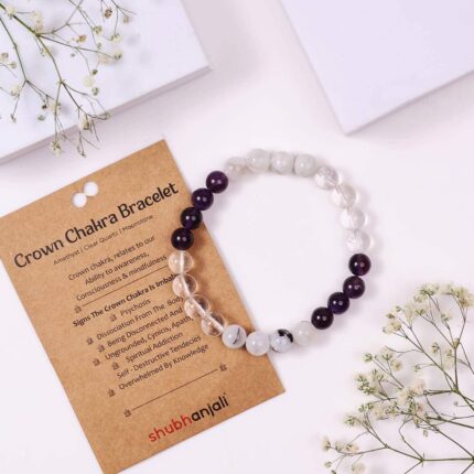 Crown Chakra Bracelet, 8MM