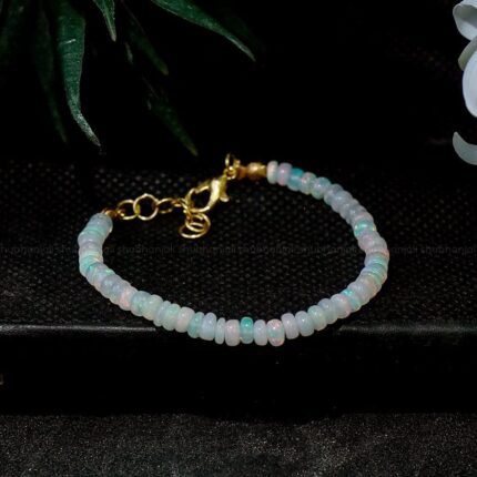 Ethiopian Opal Chain Bracelet
