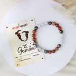 Gemini (Mithuna) Zodiac Sign Bracelet 8MM