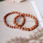 Goldstone Round Beads Bracelet ( Man-Made )