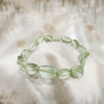 Green Amethyst Tumbled Bracelet