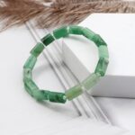 Green Aventurine Rectangle Beads Bracelet