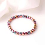 Hematite Titanium Box Beads Bracelet