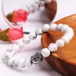 Howlite Buddha Bracelet