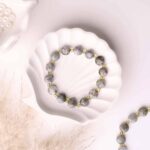 Labradorite Coin Faceted Bracelet