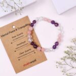 Mental Peace and Tranquility Faceted Diamond Cut Bracelet (8MM)