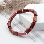 Mookaite Jasper Rectangle Beads Bracelet
