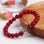 Pink Onyx Buddha Bracelet