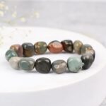Polychrome Jasper Small Tumble Bracelet