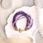 Purple Five Layered Bracelet