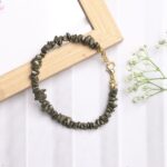 Pyrite Chips Chain Bracelet