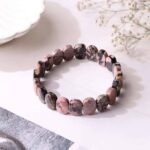 Rhodonite Oval Faceted Bracelet