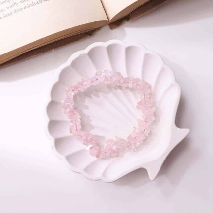 Rose Quartz Chips Bracelet