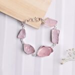 Rose Quartz Raw Bracelet