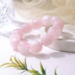 Rose Quartz Tumble Bracelet
