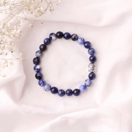Sodalite Buddha Bracelet