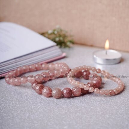 Strawberry Quartz Bracelet