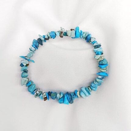 Turquoise Firoza Chips Bracelet (Powder)